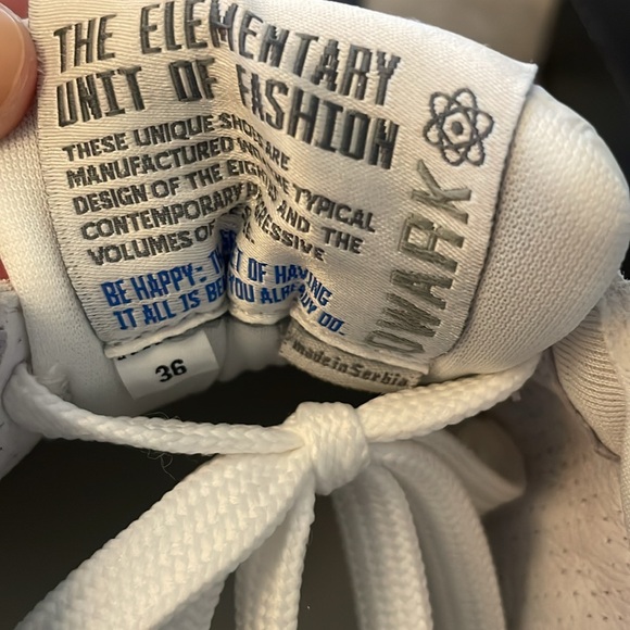 NWT VOILE BLANCHE Qwark Hype Suede Lace-Up Retro Sneakers - Picture 15 of 15